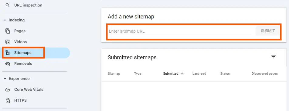 ajouter un site map a votre search console